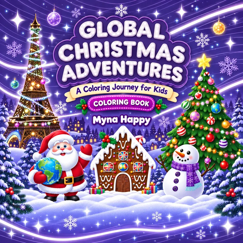 Global Christmas Adventures: A Coloring Journey for Kids