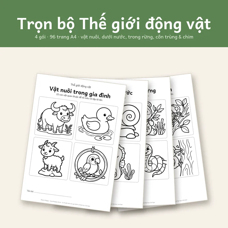 Trọn bộ Thế giới động vật